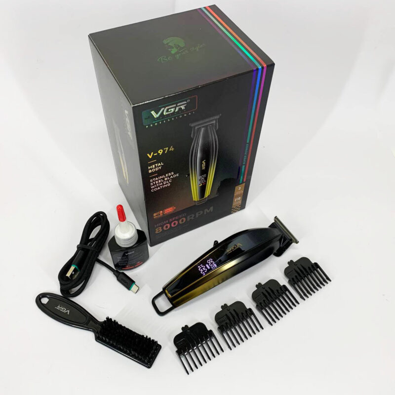 Тример VGR V-974 — бездротовий інструмент для ідеальної стрижки волосся.