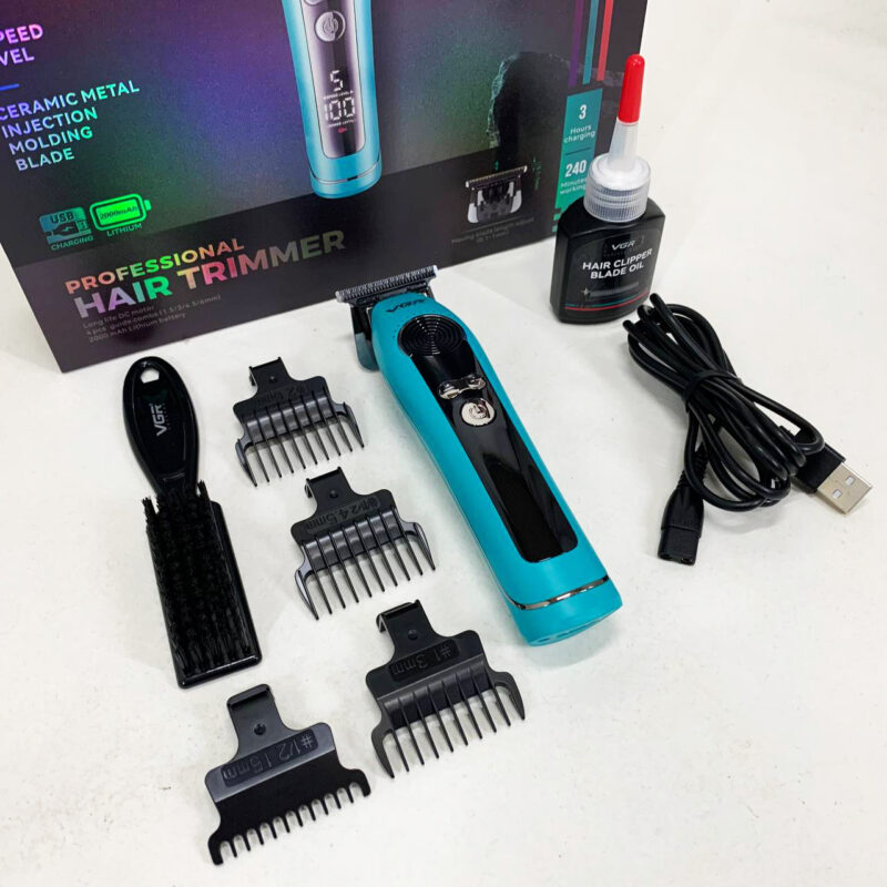 Тример VGR V-299. Синій. Потужний та багатофункціональний пристрій для догляду.