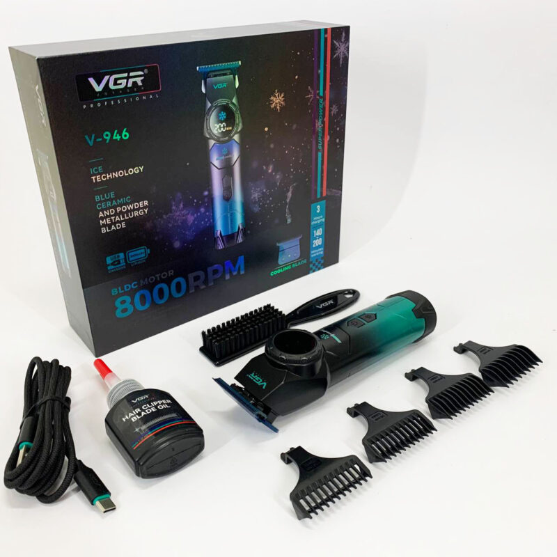 Тример VGR V-946 з технологією охолодження для комфортної стрижки волосся
