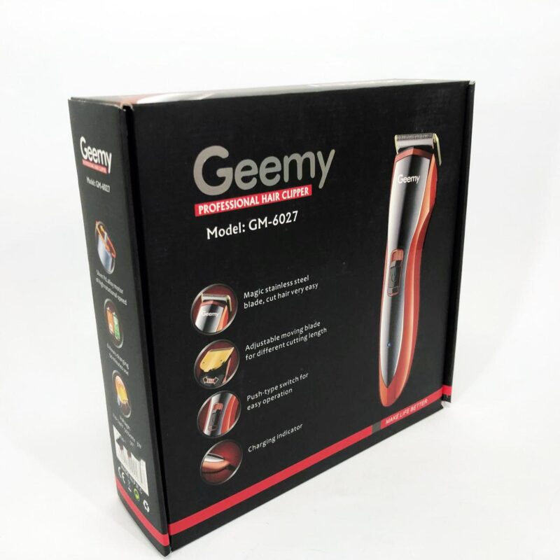 Машинка для стрижки волосся Gemei GM-6027 — практичний триммер для стильного догляду