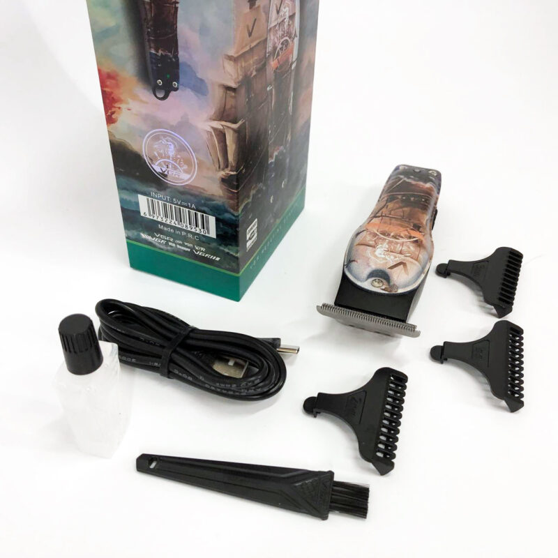 Професійний триммер VGR V-953 для стрижки волосся та бороди з насадками