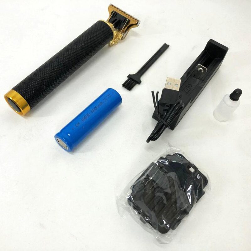 Акумуляторна машинка T9 — бездротовий триммер для стрижки волосся та бороди з USB-зарядкою.