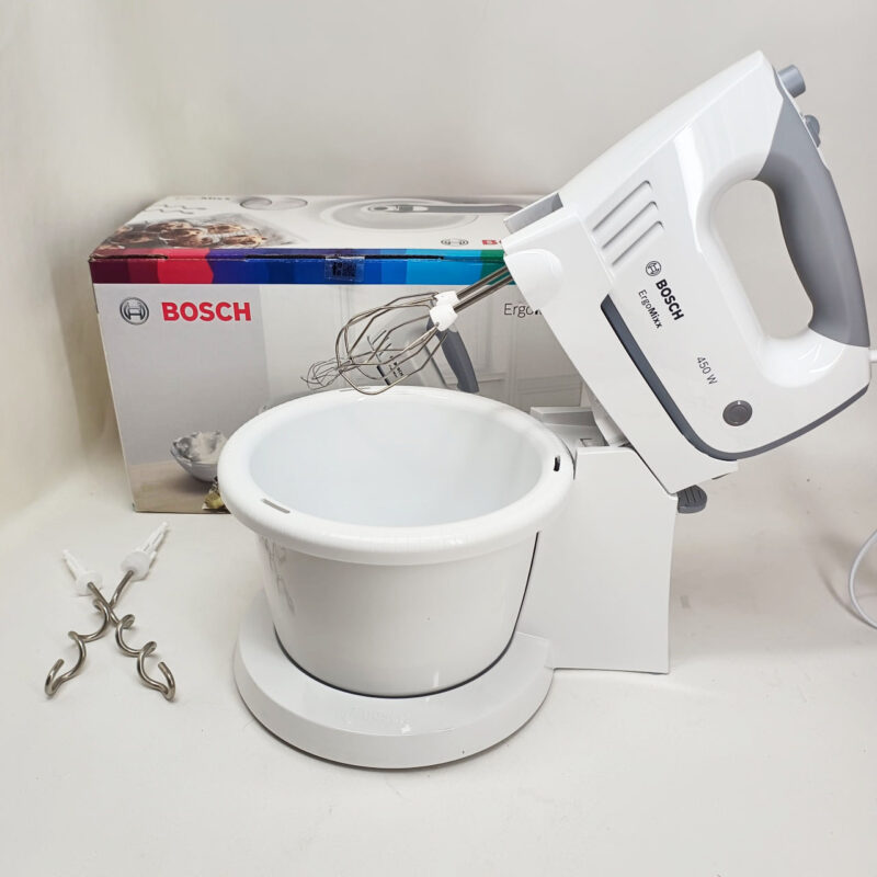 Миксер BOSCH MFQ36460 — 450 Вт, 5 швидкостей, автоматичне обертання чаші