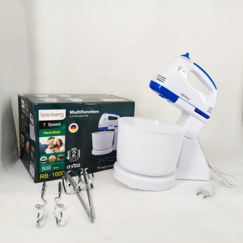 Миксер Rainberg RB-1005 500Вт з чашею 2 л — універсальний кухонний помічник