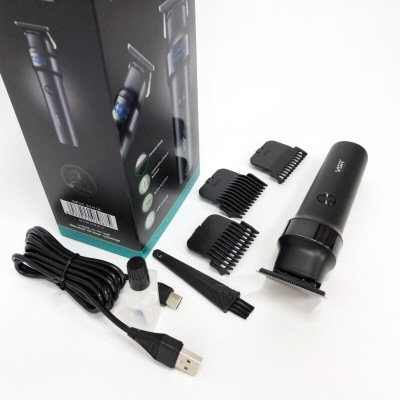 Машинка для стрижки волосся VGR V-987 BLACK для точності та зручності стрижки.