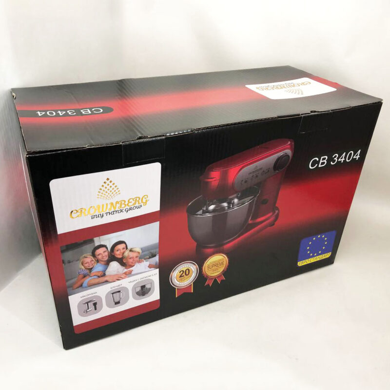 Кухонний комбайн Crownberg CB-3404 2200Вт — багатофункціональний пристрій для кухні