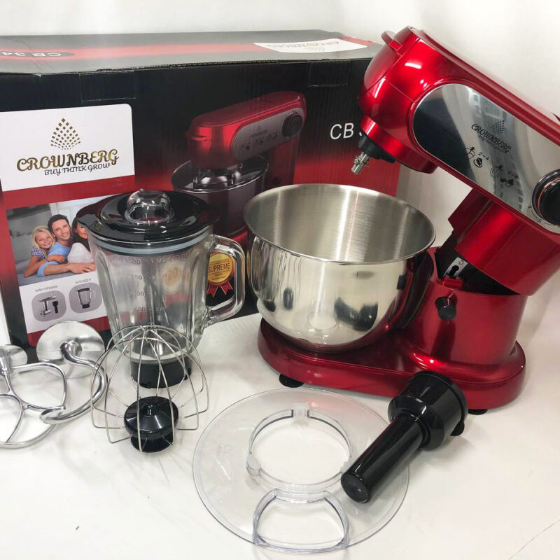 Кухонний комбайн Crownberg CB-3404 2200Вт — багатофункціональний пристрій для кухні