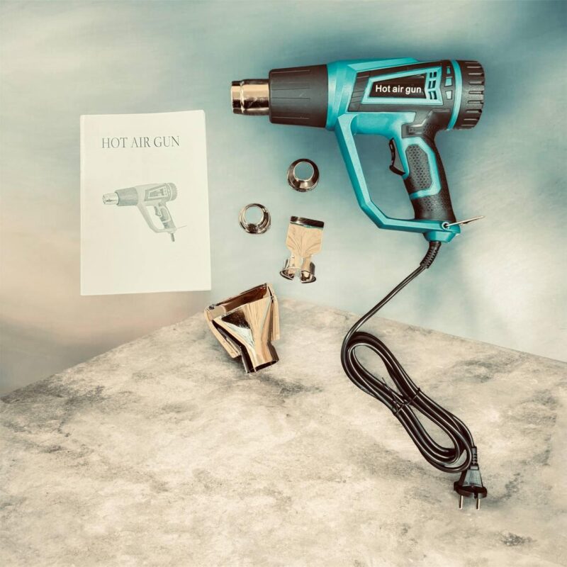 Фен промисловий Hot Air Gun 1600W 4 насадки X512 — потужний інструмент для різних матеріалів
