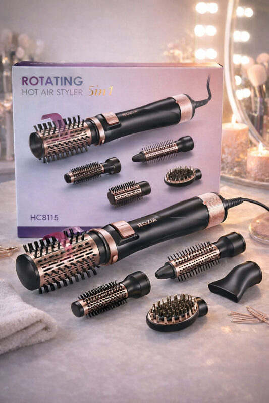 [Фен-стайлер ROZIA HC8115 Універсальний 5 в 1 для швидкого укладання]