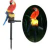 Ліхтар садовий SOLAR PARROT / Світильник для саду Папуга на сонячній батареї з автоматичним вмиканням при зниженні освітленості.