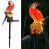 Ліхтар садовий SOLAR PARROT / Світильник для саду Папуга на сонячній батареї з автоматичним вмиканням при зниженні освітленості.