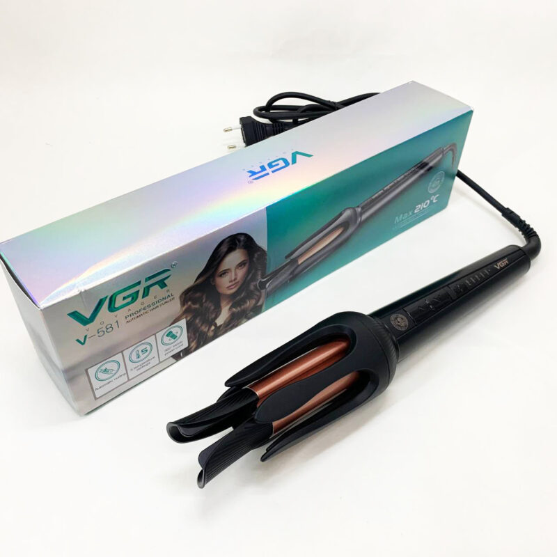 Плойка VGR V-581 — керамічне покриття і LED дисплей для комфортної укладки.