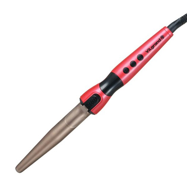 ViLgrand VHC-3041LC — Конусна плойка з анодованим алюмінієвим покриттям та LED дисплеєм