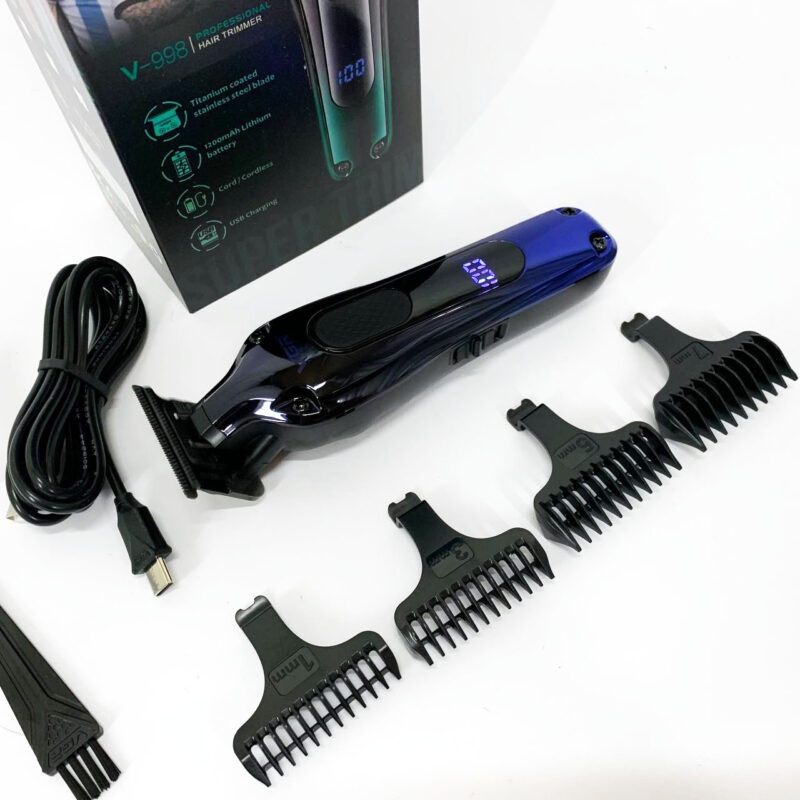 Тример VGR V-998 — до 180 хвилин автономної роботи для безперервної стрижки волосся.