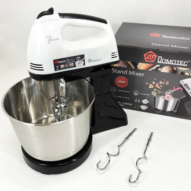 Миксер стаціонарний Domotec R6637W на 250 Вт з 7 швидкостями для кухні