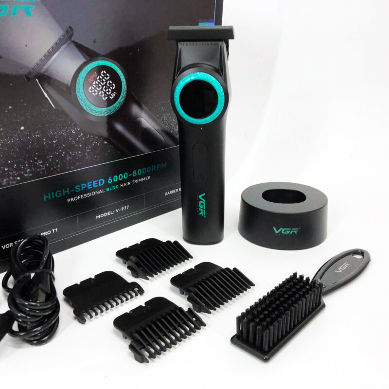 Тример VGR V-977 BLACK — потужний інструмент для професійного стайлінгу волосся.