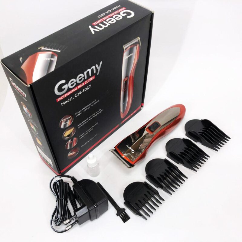 Машинка для стрижки волосся Gemei GM-6027 — практичний триммер для стильного догляду