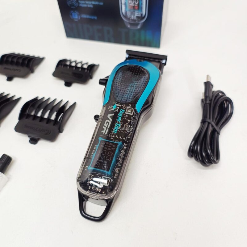 Акумуляторна машинка для стрижки VGR V-692 GREEN — бездоганність стрижки для дому та професіоналів.