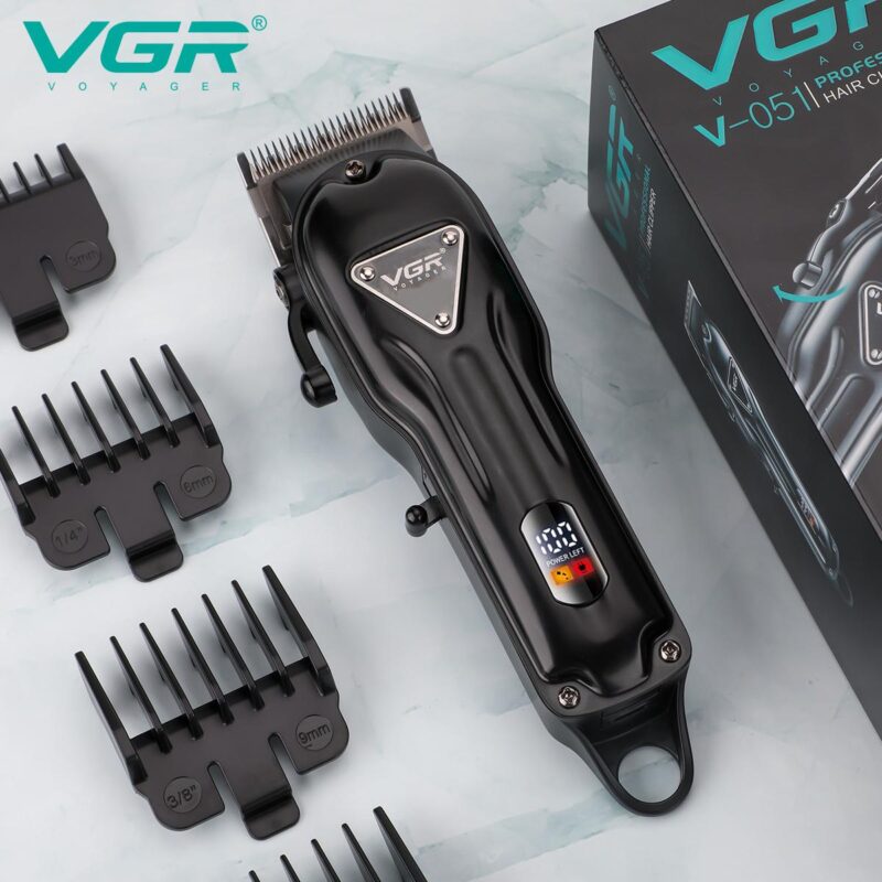 Акумуляторна машинка для стрижки VGR V-051 – безперервна автономна робота до 300 хвилин