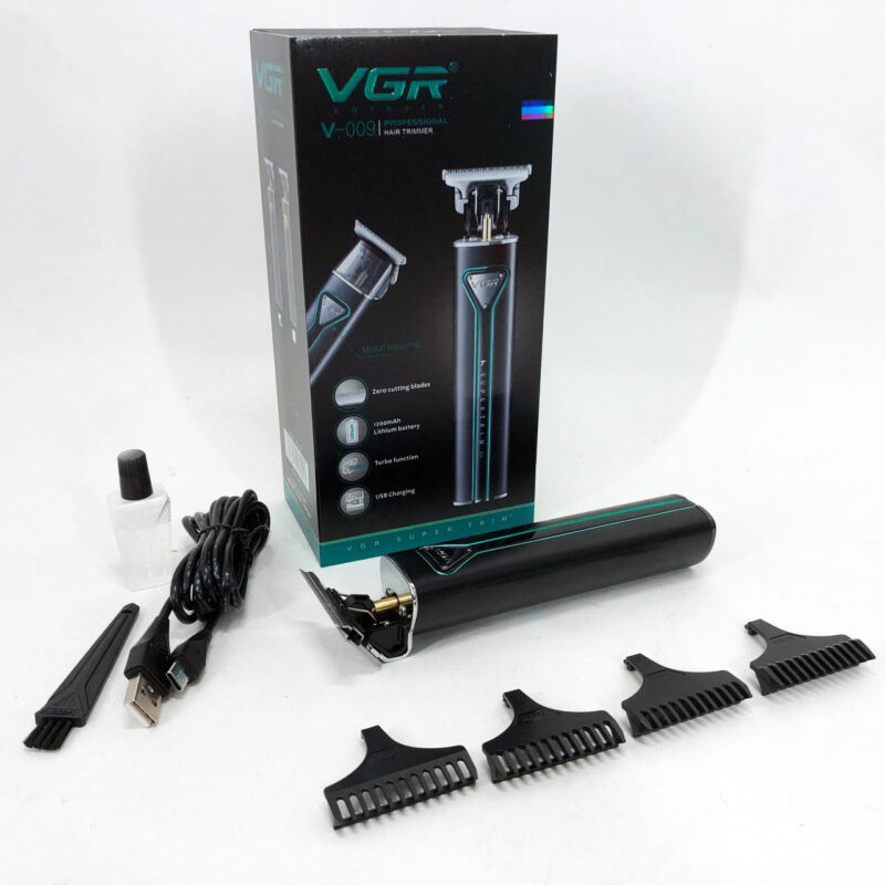 Професійна акумуляторна машинка для стрижки VGR V-009 з тривалою автономністю