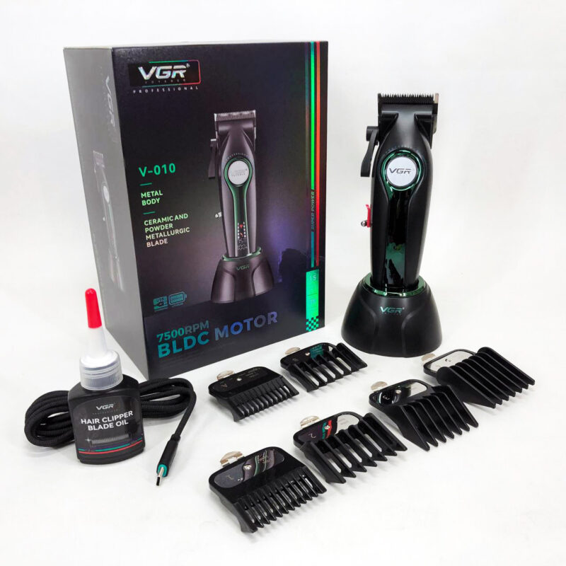 Машинка для стрижки VGR V-010 Professional Metal — швидка та акуратна стрижка для професіоналів і вдома.