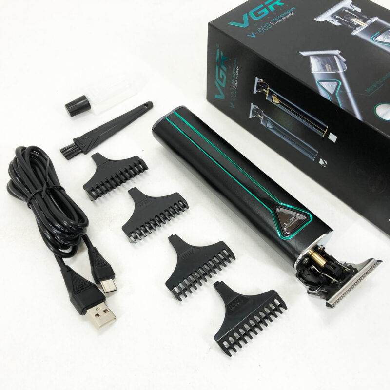 Професійна акумуляторна машинка для стрижки VGR V-009 з тривалою автономністю