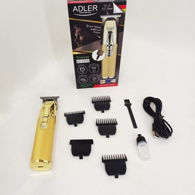 Машинка для стрижки волосся Adler AD-2836G з тривалою автономністю.