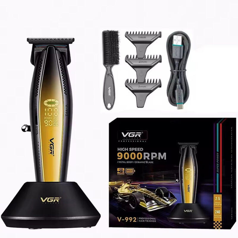 Машинка для стрижки волосся VGR V-992 GOLD з потужним мотором для ідеальної зачіски