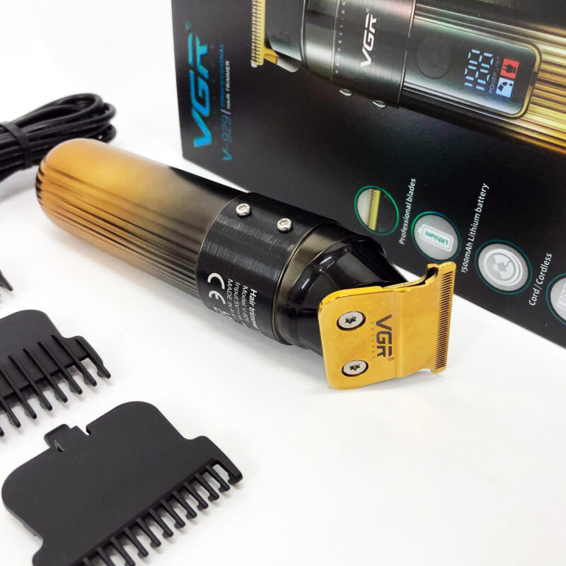Машинка для стрижки волосся VGR V-929 акумуляторна — триммер для професійних результатів вдома