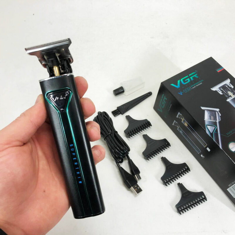 Професійна акумуляторна машинка для стрижки VGR V-009 з тривалою автономністю