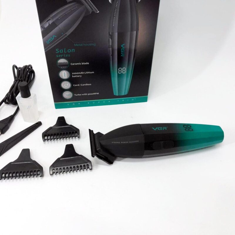 Машинка для стрижки волосся VGR V-906 тример для окантовки та стрижки бороди.