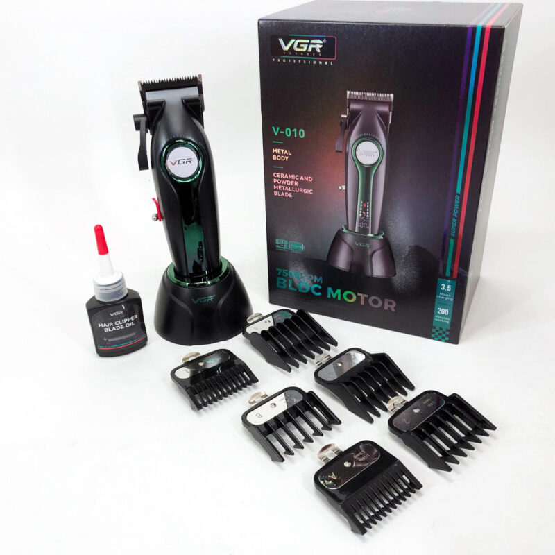Машинка для стрижки VGR V-010 Professional Metal — швидка та акуратна стрижка для професіоналів і вдома.