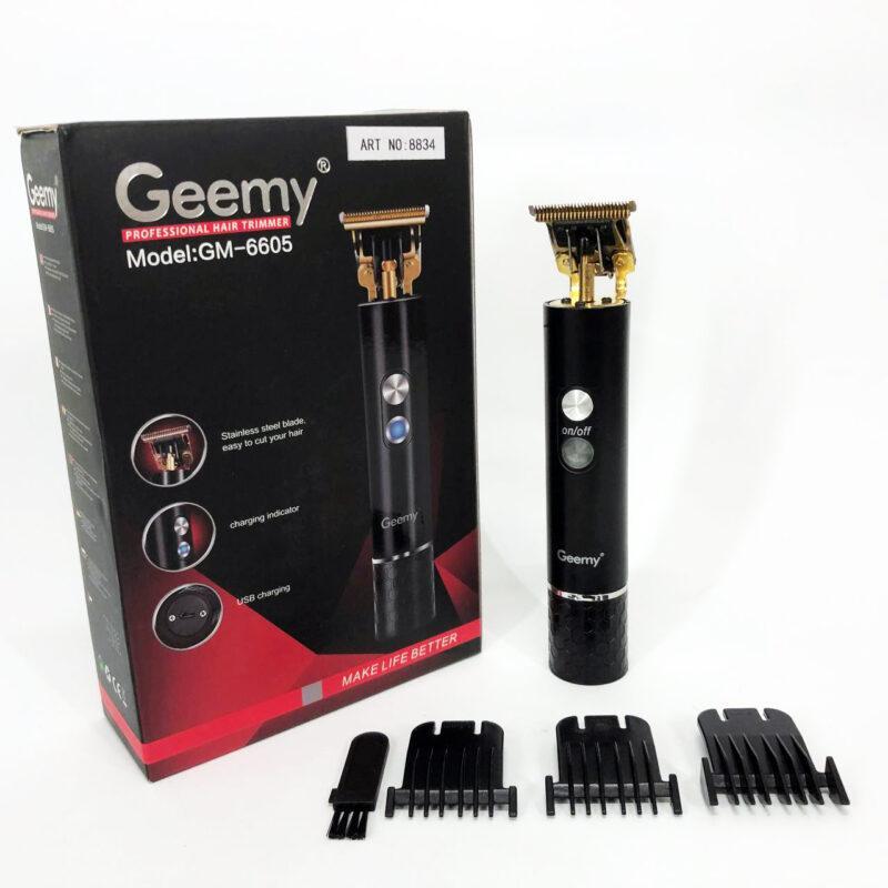 Професійна окантувальна машинка GEEMY GM-6605 для ідеальної стрижки волосся та бороди