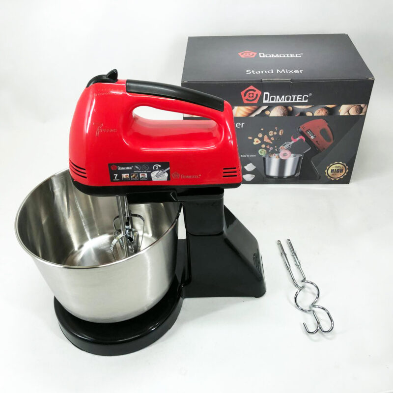 Миксер ручний Domotec R6637R 250W з чашею 2 літри, стильний та практичний.