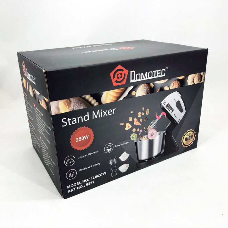 Миксер стаціонарний Domotec R6637W на 250 Вт з 7 швидкостями для кухні