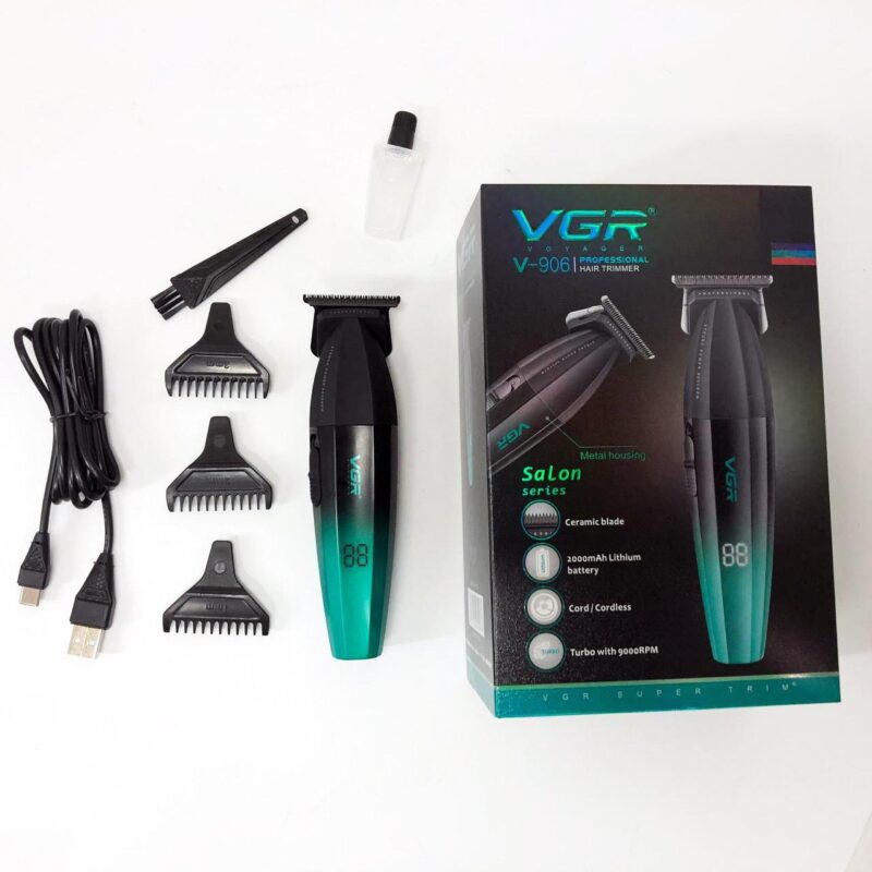 Машинка для стрижки волосся VGR V-906 тример для окантовки та стрижки бороди.