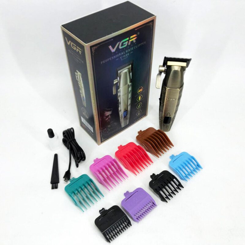 Акумуляторна машинка для стрижки VGR V-036 з тривалою автономністю