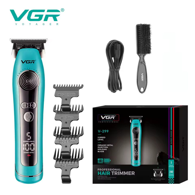 Тример VGR V-299. Синій. Потужний та багатофункціональний пристрій для догляду.