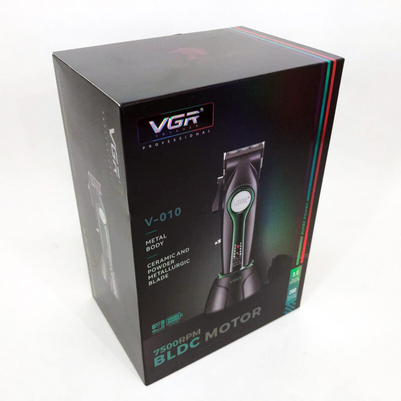 Машинка для стрижки VGR V-010 Professional Metal — швидка та акуратна стрижка для професіоналів і вдома.