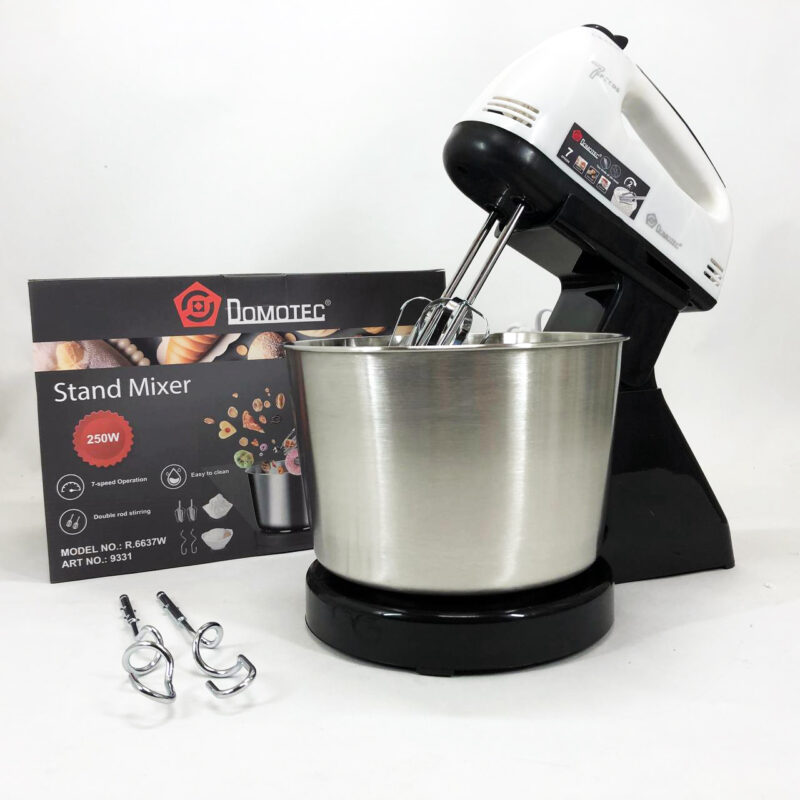 Миксер стаціонарний Domotec R6637W на 250 Вт з 7 швидкостями для кухні