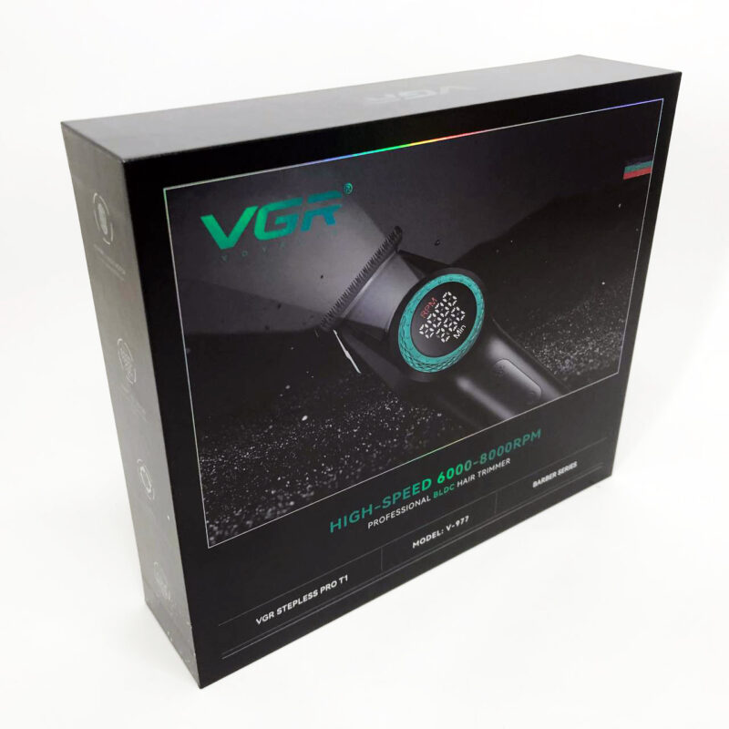 Тример VGR V-977 BLACK — потужний інструмент для професійного стайлінгу волосся.