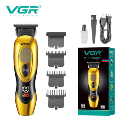 Тример VGR V-227 GOLD — 300 хвилин автономної роботи для бездоганного догляду за волоссям.