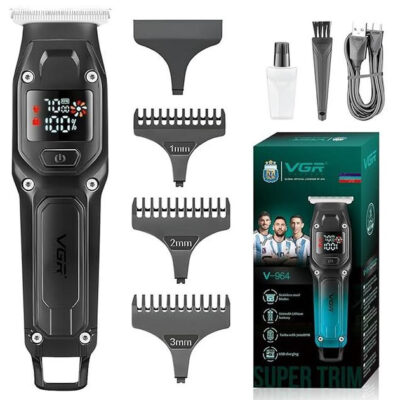 Машинка для стрижки VGR V-964 — ідеальна форма бороди та вусів в будь-яких умовах.