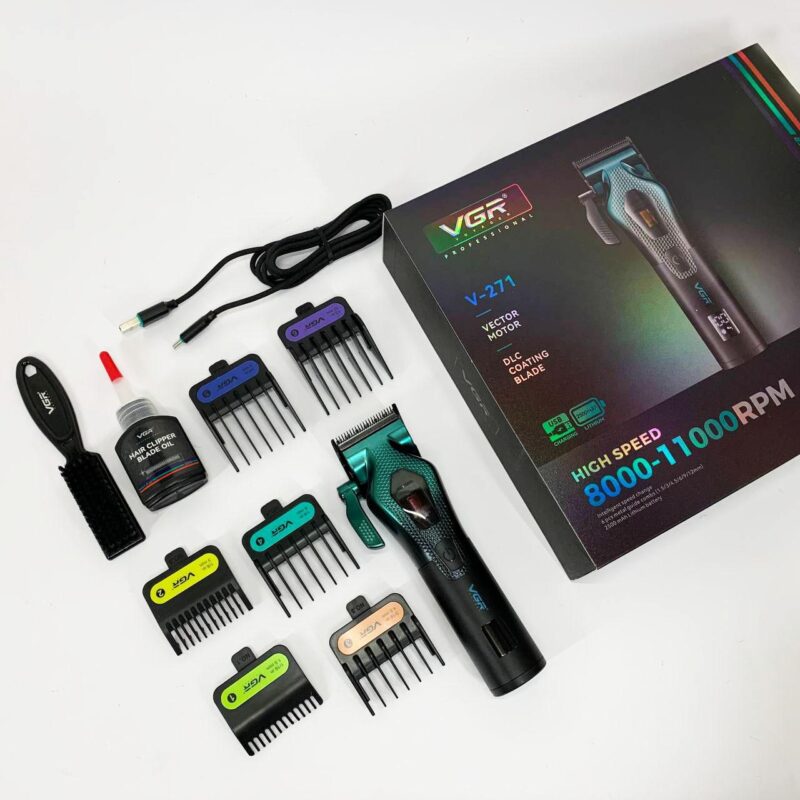 Акумуляторна машинка для стрижки VGR V-271 — потужний інструмент для професіоналів та домашнього використання.