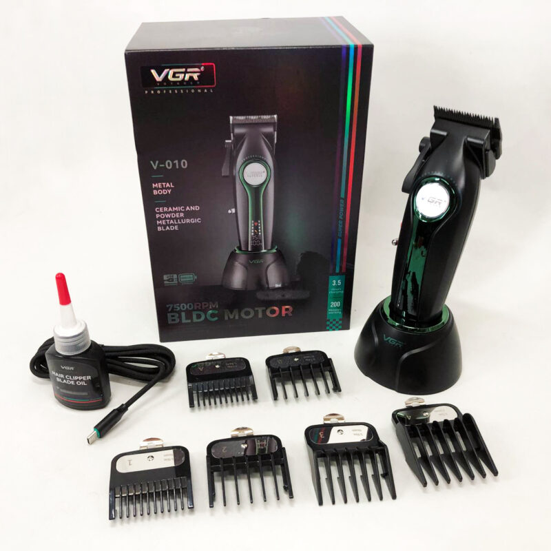 Машинка для стрижки VGR V-010 Professional Metal — швидка та акуратна стрижка для професіоналів і вдома.