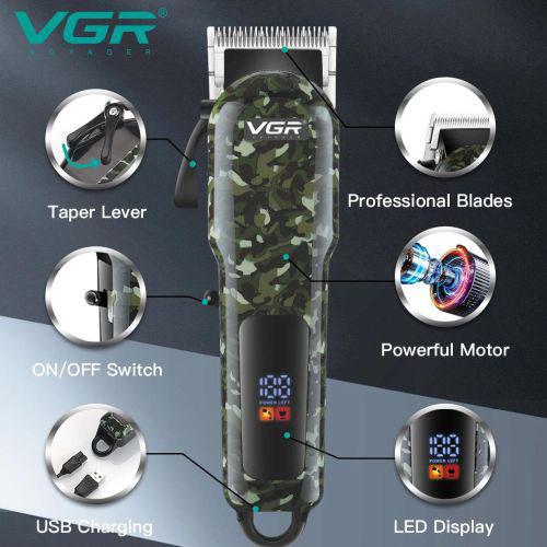 Машинка для стрижки волосся VGR V-665 – ідеальний помічник для стильних стрижок вдома