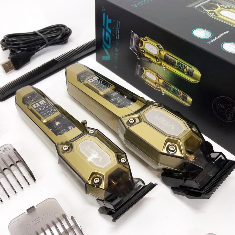 Комплект 2 до 1 VGR V-600 V-900 — зручний інструмент для професійної стрижки вдома.