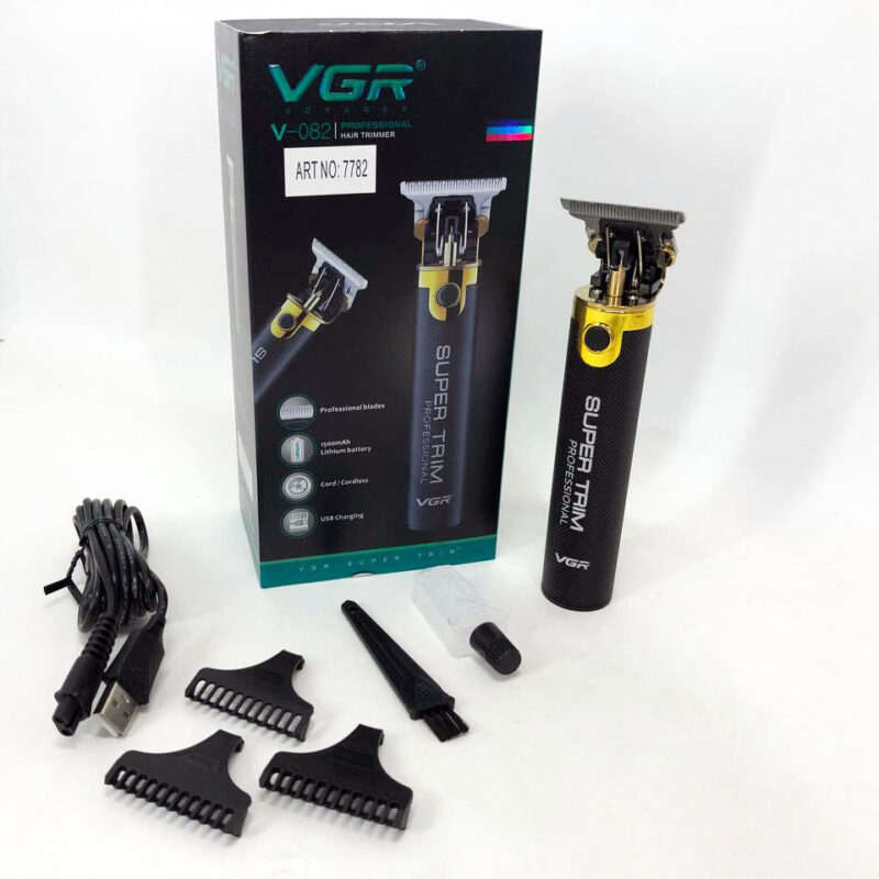 Машинка для стрижки VGR V-082 акумуляторна бездротова для професіоналів
