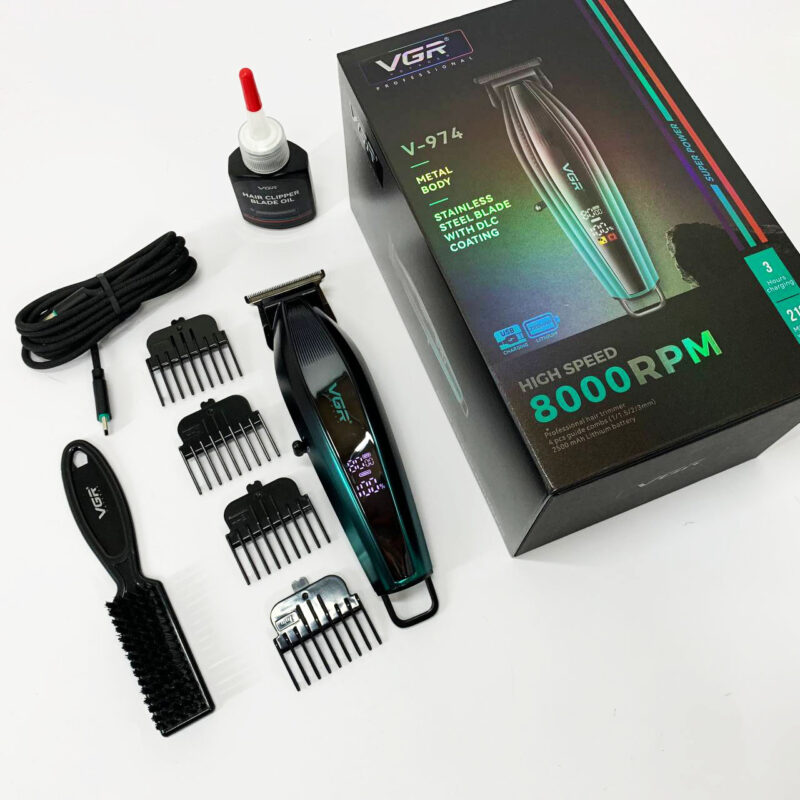 Тример VGR V-974 — свобода стрижки з тривалим акумулятором та зручним управлінням.