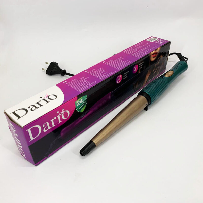 Dario DHC650C Плойка для волосся з керамічним покриттям та конусною формою для стильних локонів